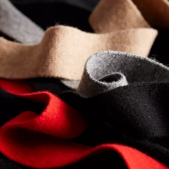 NWT Charter Club 100% Cashmere Belted Cardigan Duster Sweater M MSRP $229 Red - Picture 5 of 13